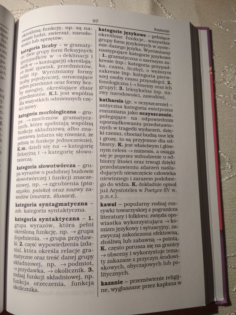 Słownik terminów literackich i gramatycznych. Matura