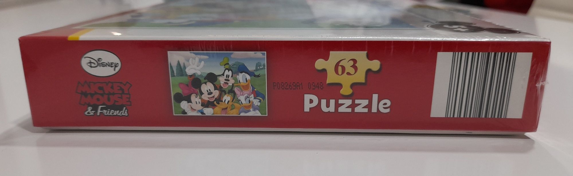 Puzzle do Mickey Mouse com 63 peças NOVO