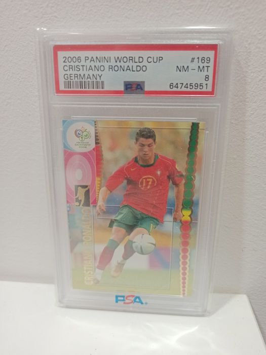 Cristiano Ronaldo Germany 2006 #169 PSA 8