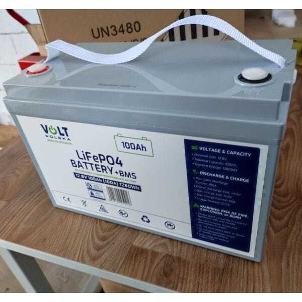 Акумулятор Volt Polska LiFePO4 12,8V 100Ah (100A) + BMS 1280Wh
