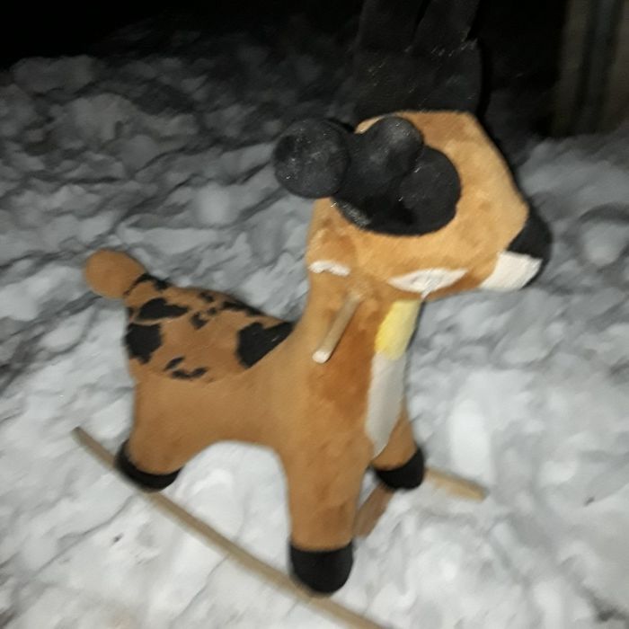 Олень каталка,гойдалка