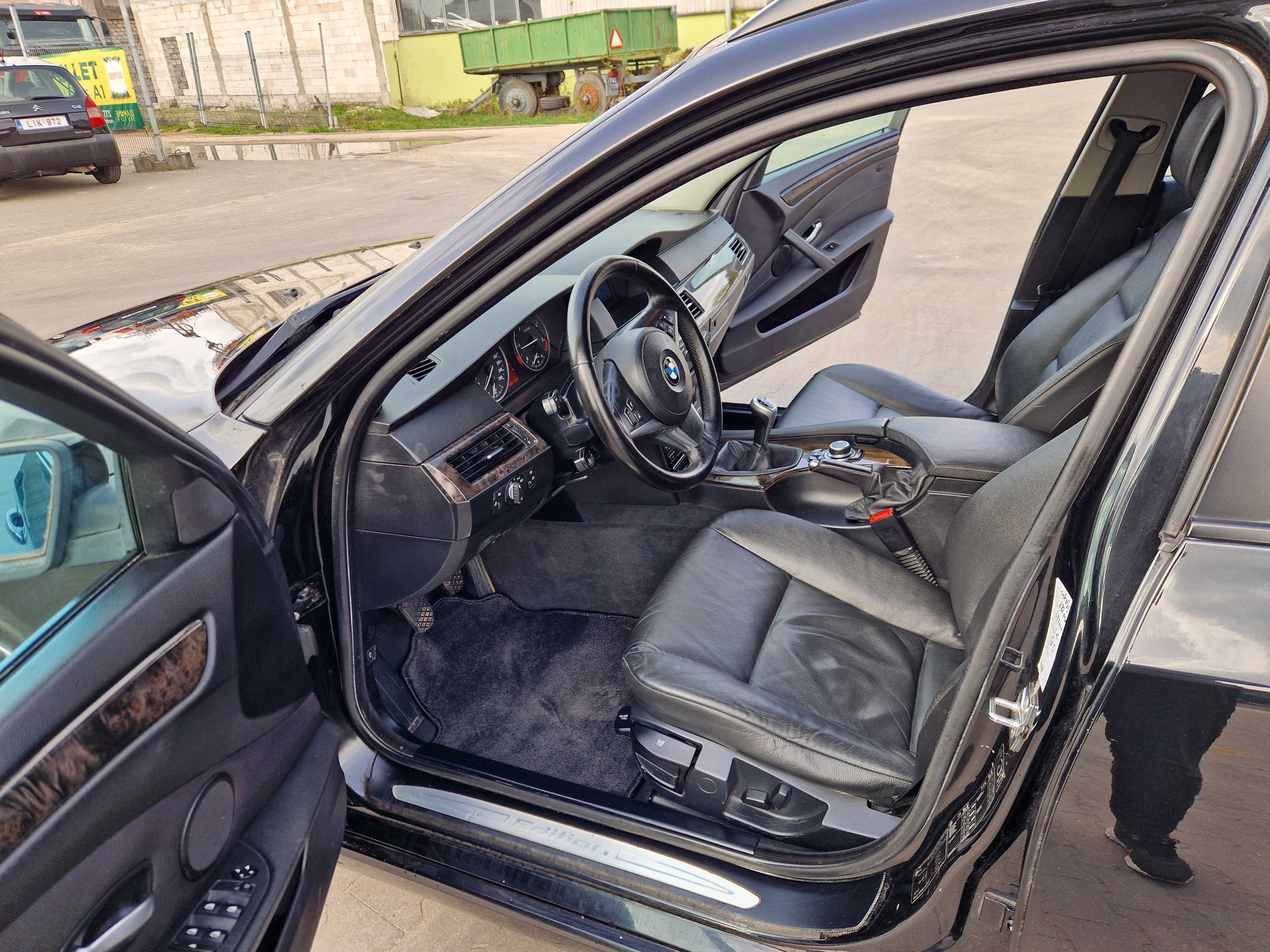 BMW e61 520d LIFT Klima Navi Elektryka ESP Serwis Opłacony!