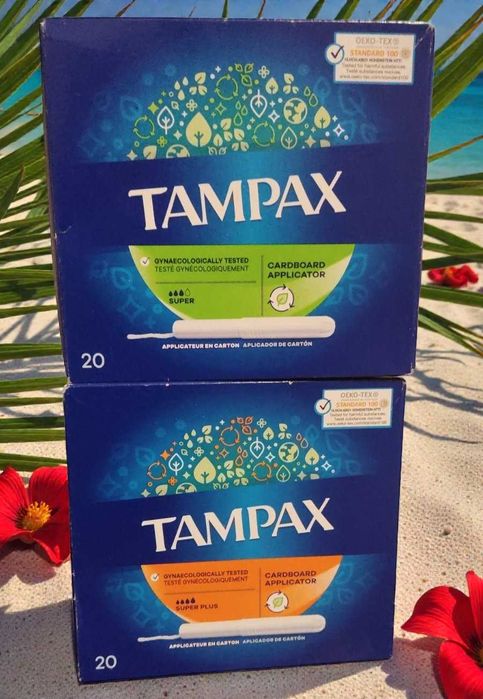 Тампони Tampax - Прокладки Deli  ABENA - Пеленки Bambinelli