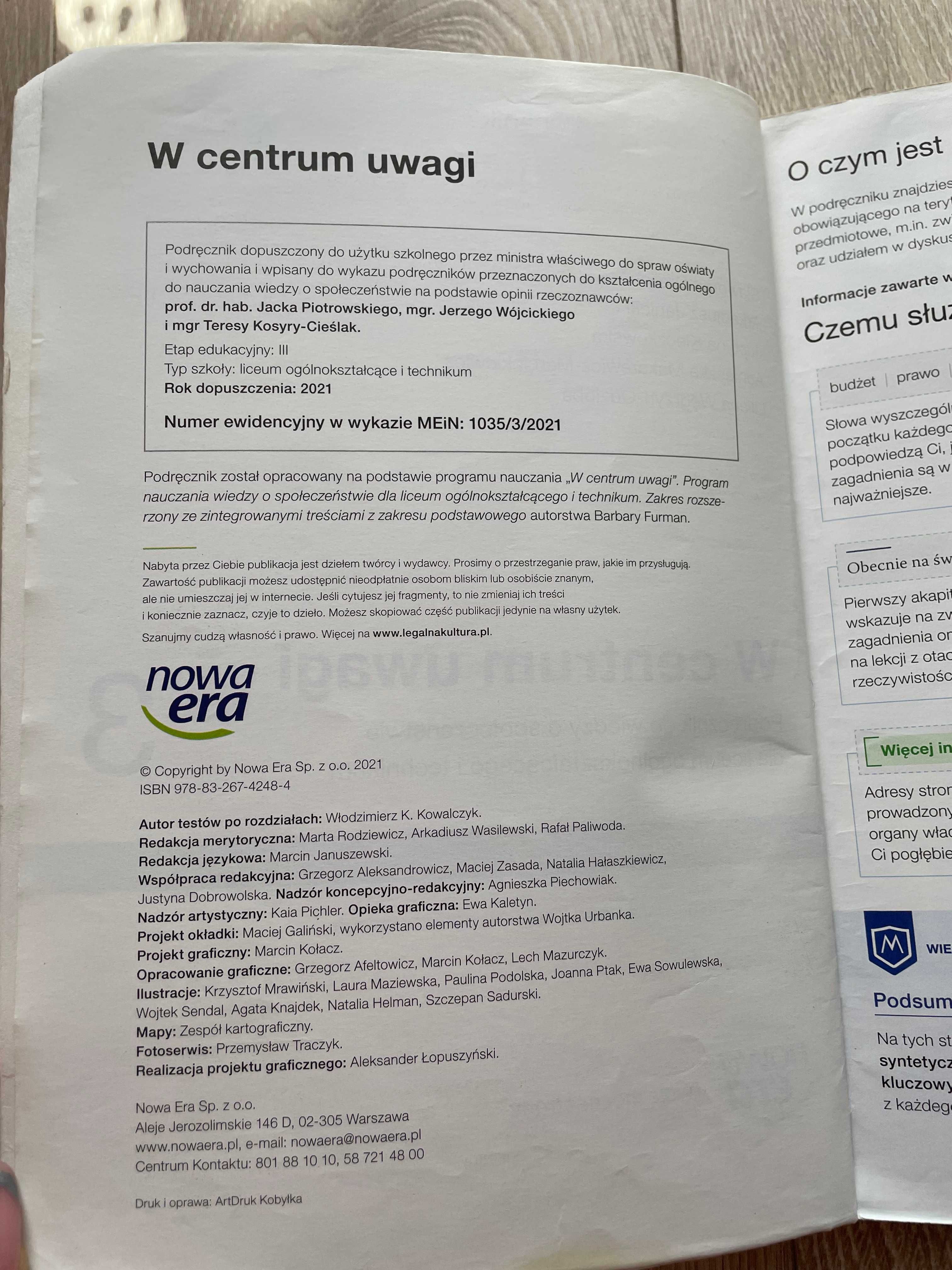 W centrum uwagi 3 zakres rozszerzony Nowa Era