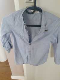 H&m bluzka, koszula jasny błękit 110 roz