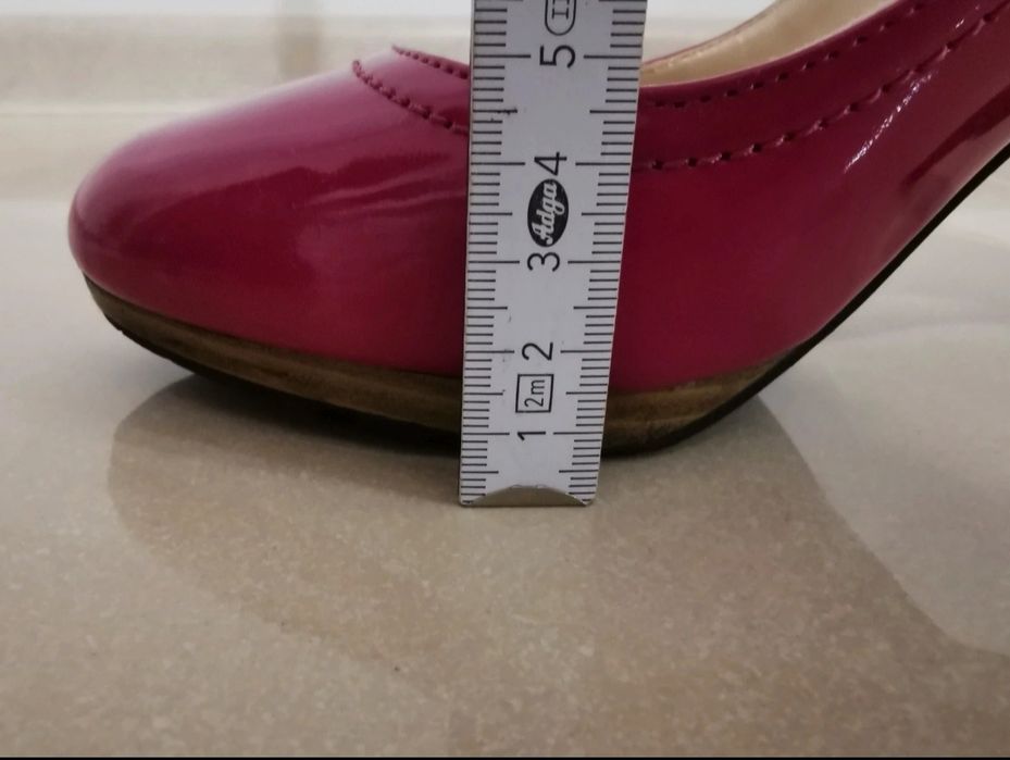 Czółenka, kolor fuksja