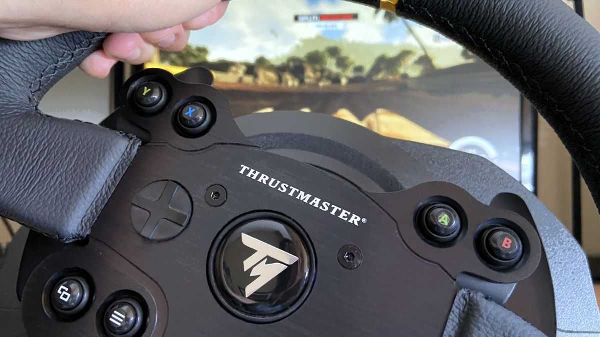 Thrustmaster TX Leather Ed. + Pedais Thrustmaster T-LCM