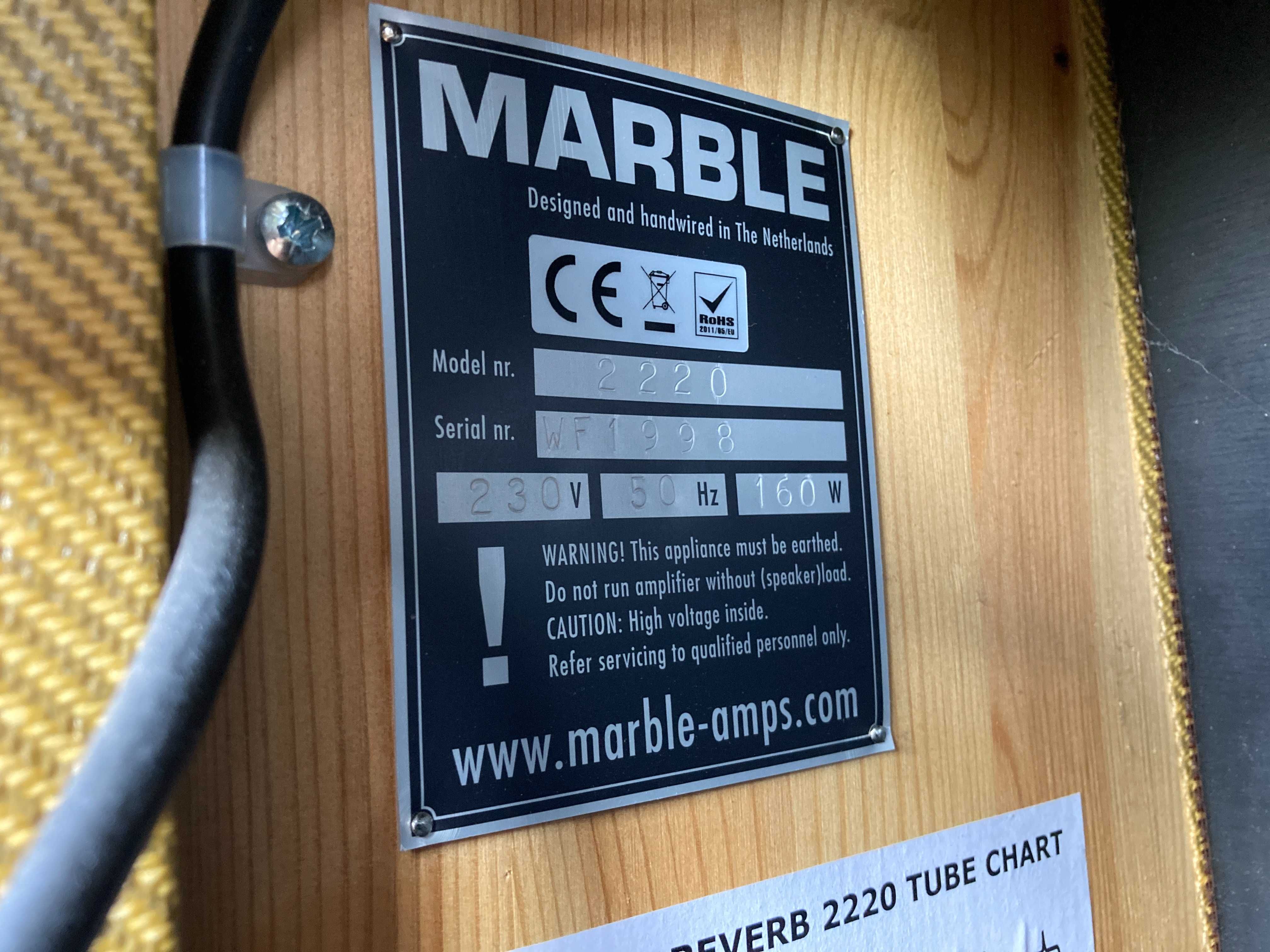 Marble Clubreverb - wzmacniacz lampowy combo (fender tweed)