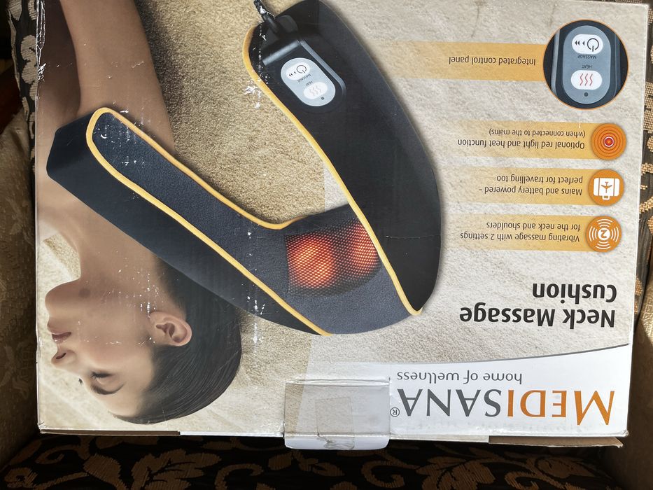 Medisana poduszka masujaca szyję nowa