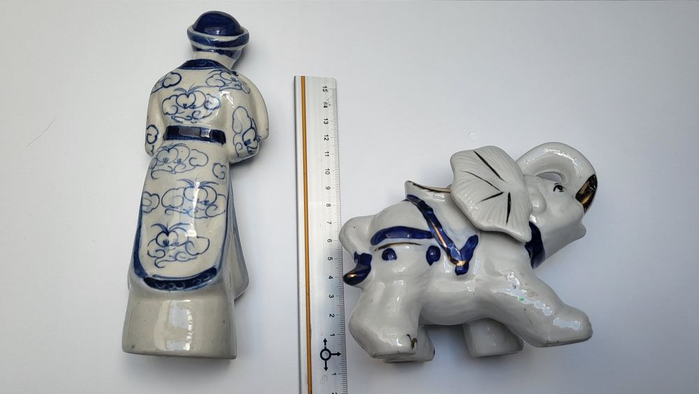 Ceramiczne figurki w stylu chińskim czy japońskim
