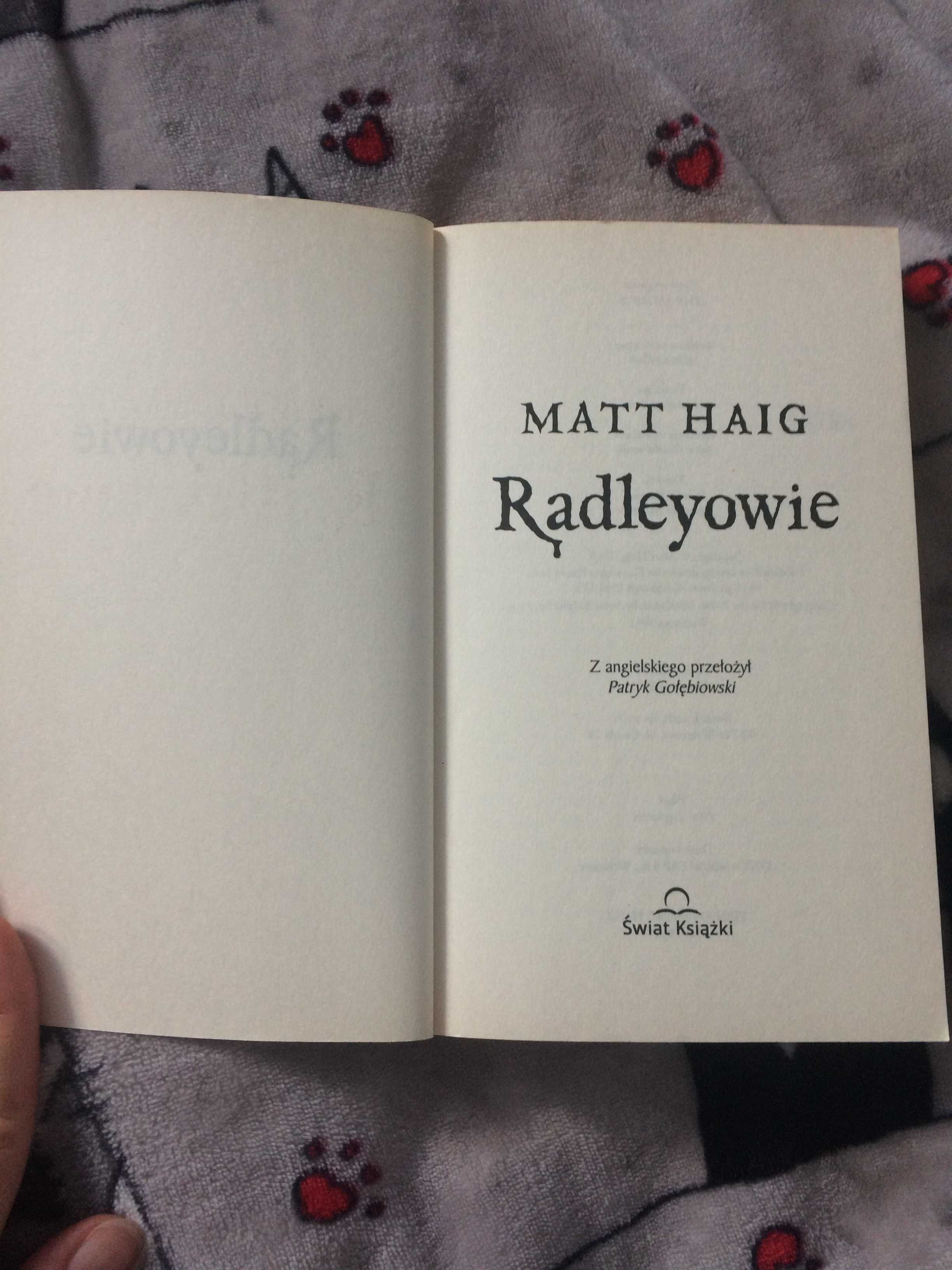 Książka Radleyowie Matt Haig