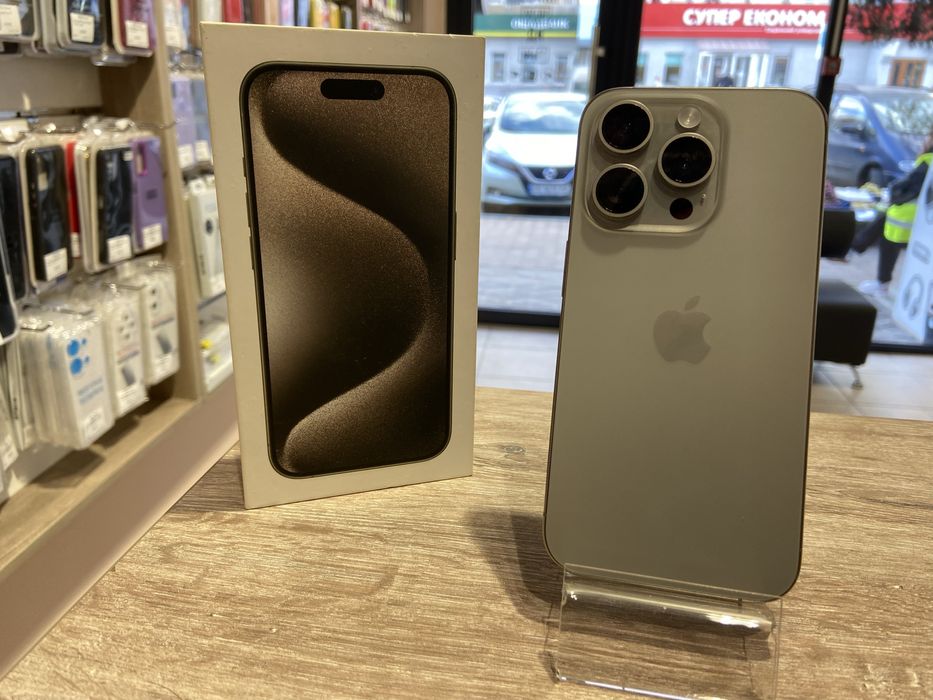 iPhone 15 Pro 256GB Natural Titanium | Б/У | Оригінал