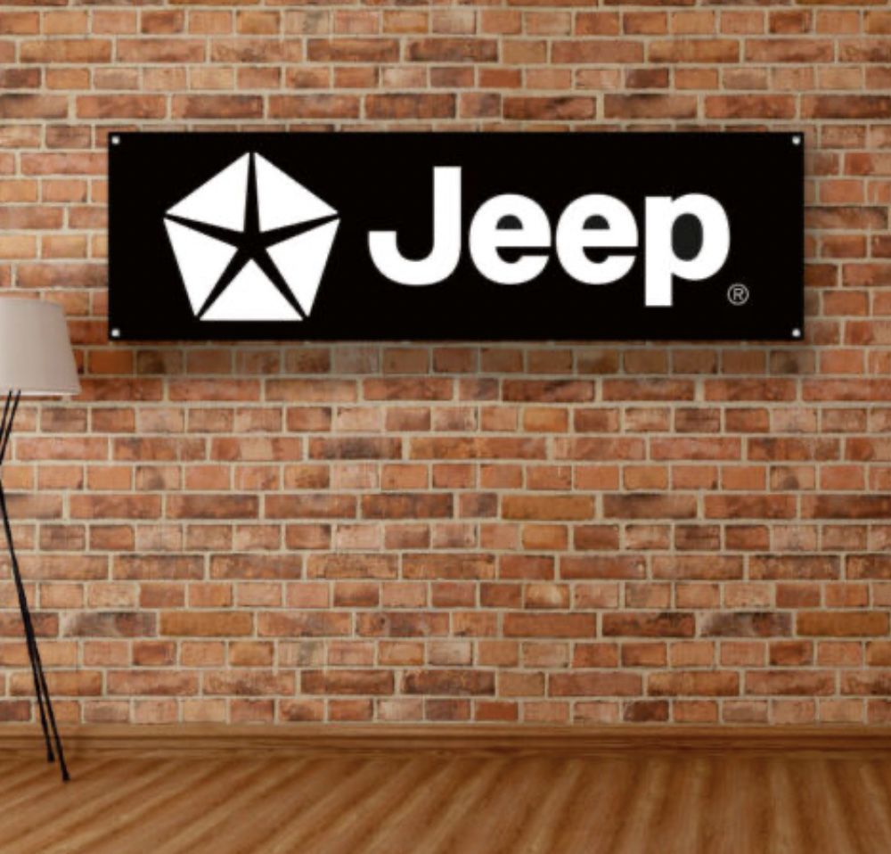 Baner plandeka Jeep 150x60 wrangler