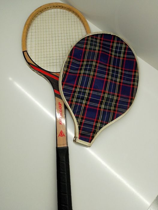 Raquete Dunlop Power Line Madeira Vintage