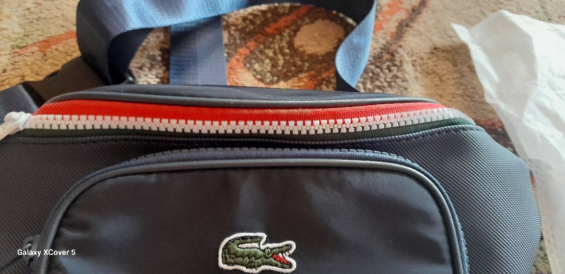 Nerka.Saszetka.Biodrówka.Torba.Firma Lacoste.Męska.ORYGINALNA.!!