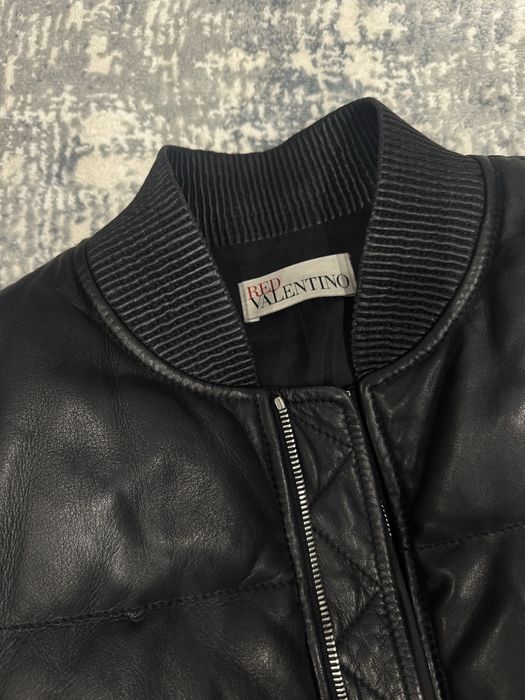Кожаный Пуховик Red Valentino оригинал