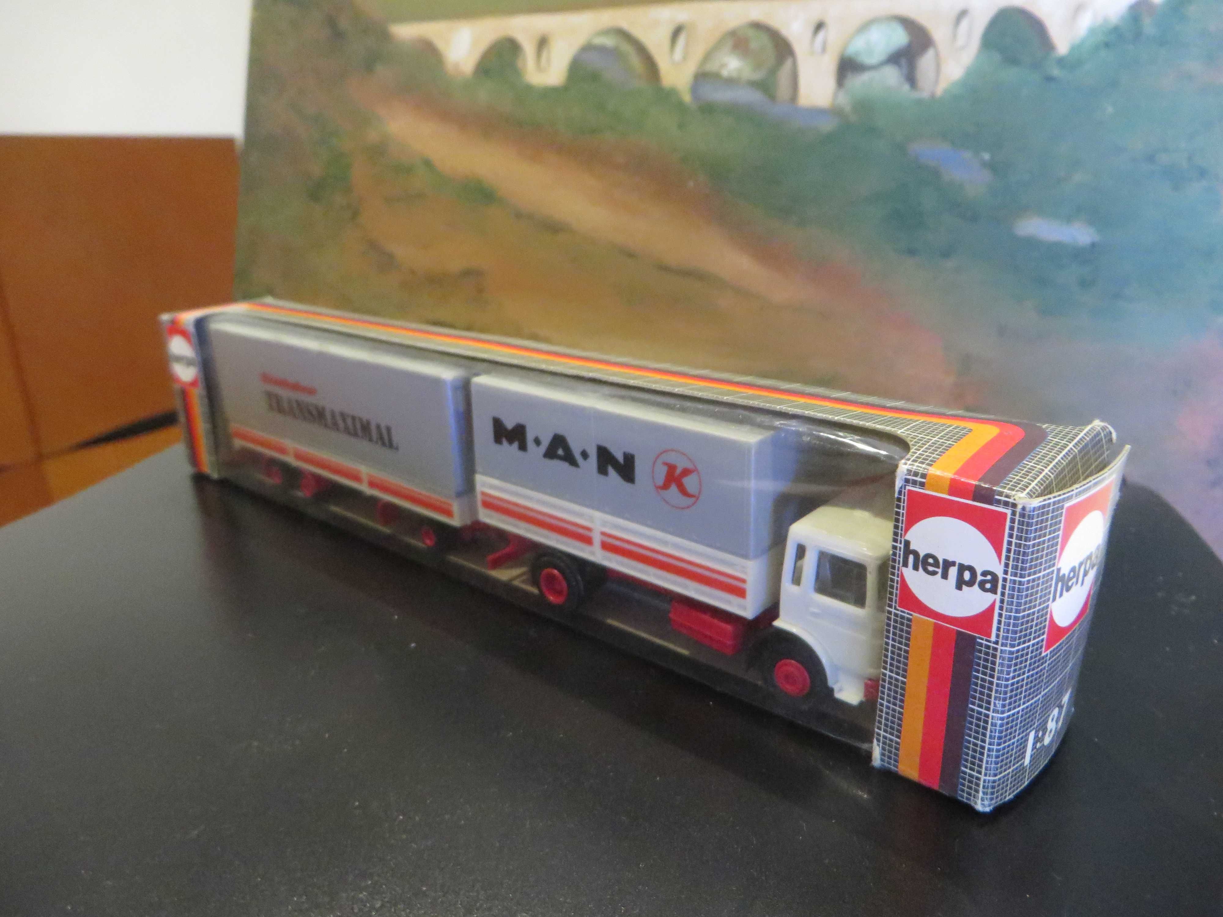 Camião colecção HERPA MAN 820321 - escala 1/87 - NOVO