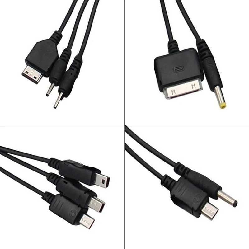 10 w 1. Uniwersalny kabel USB do ładowarki telefonu komórkowego.