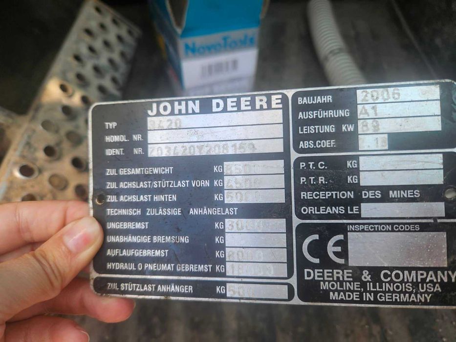 Навантажувач телескопічний John Deere-3420 2006 р.