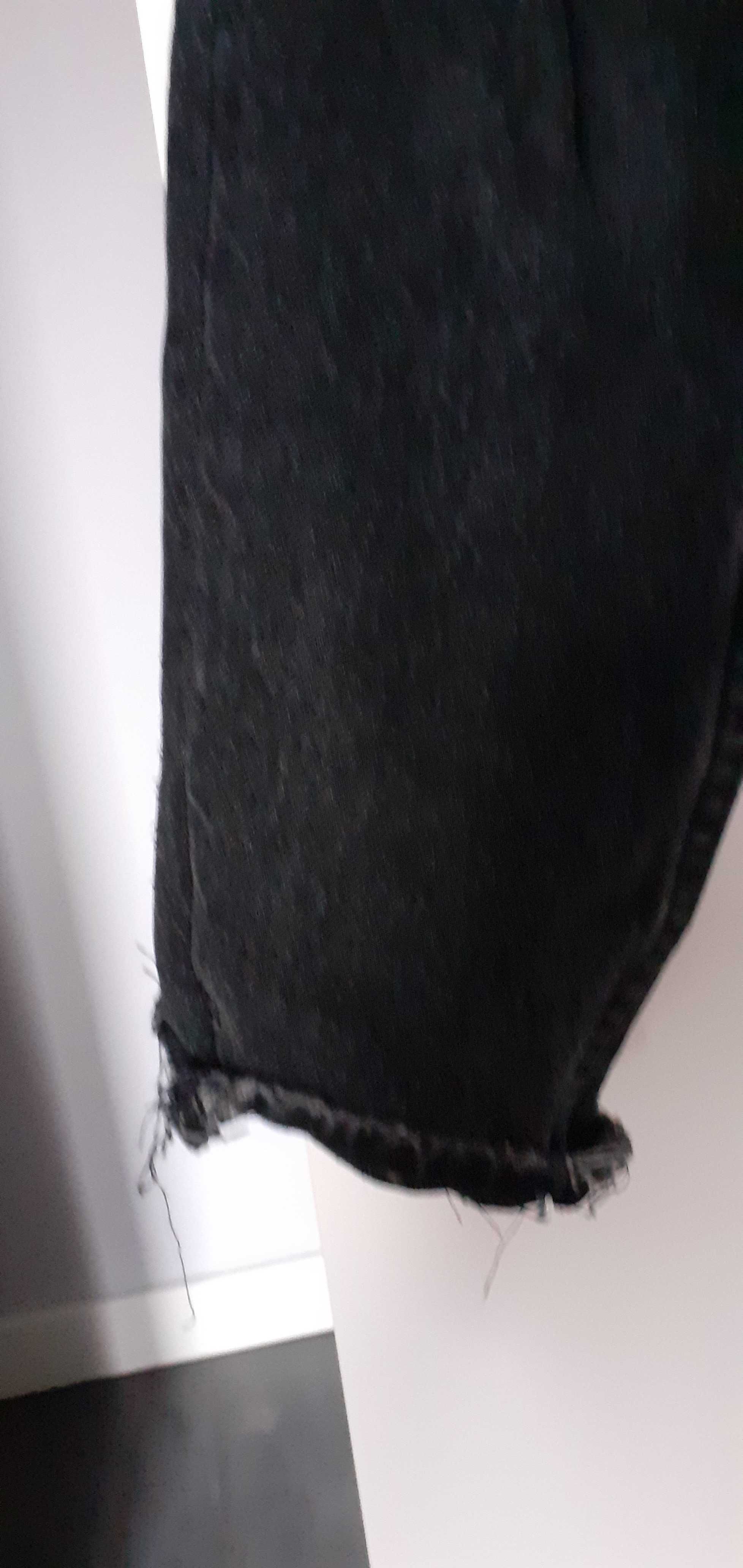 Spodnie czarne ,jeans ZARA ,rozmiar 34