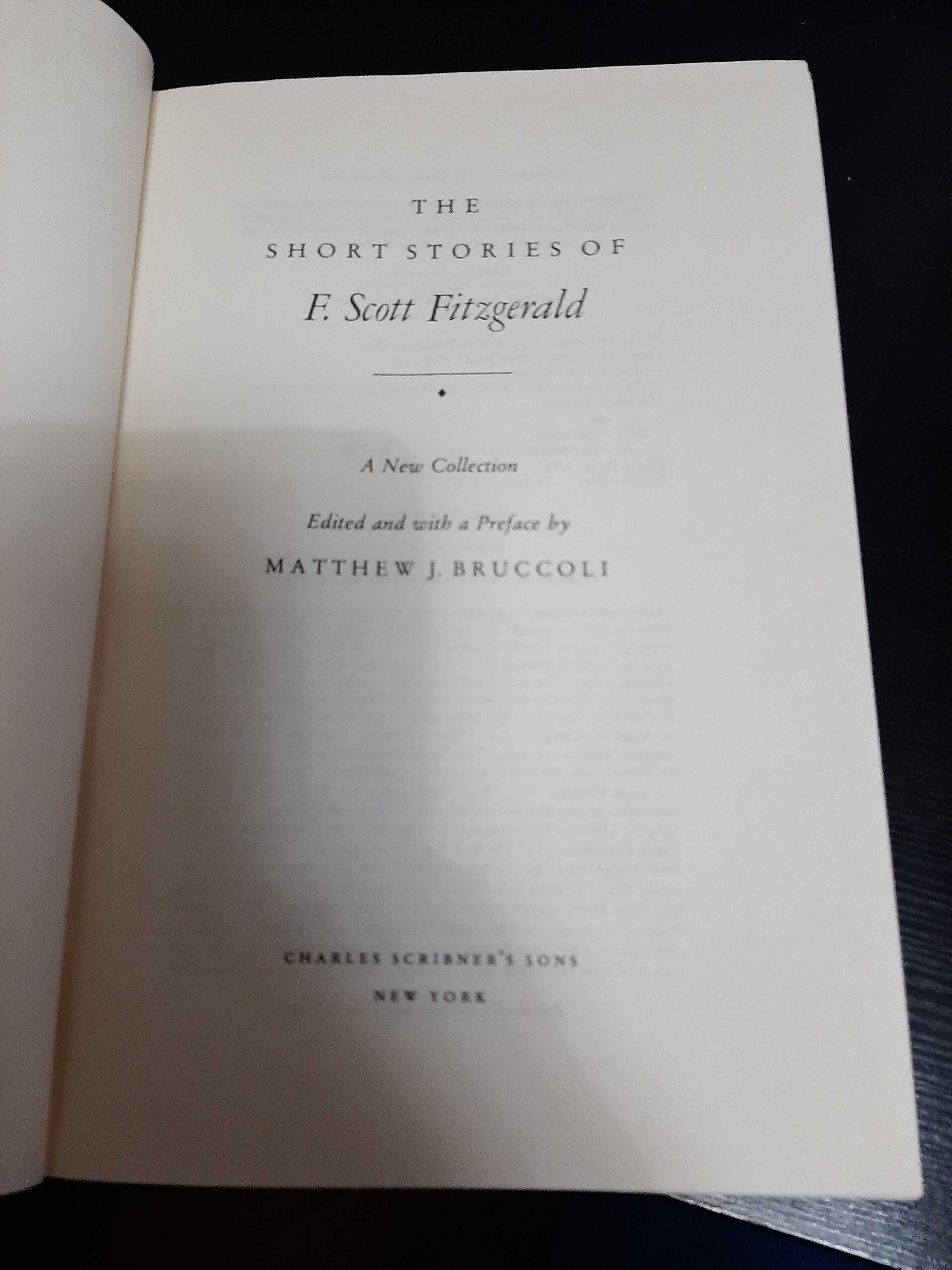 The Short Stories of F Scott Fitzgerald – edited by Matthew J Bruccoli