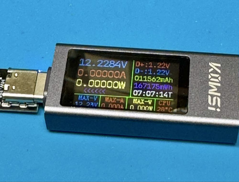 Usb тестер для tupe C портов