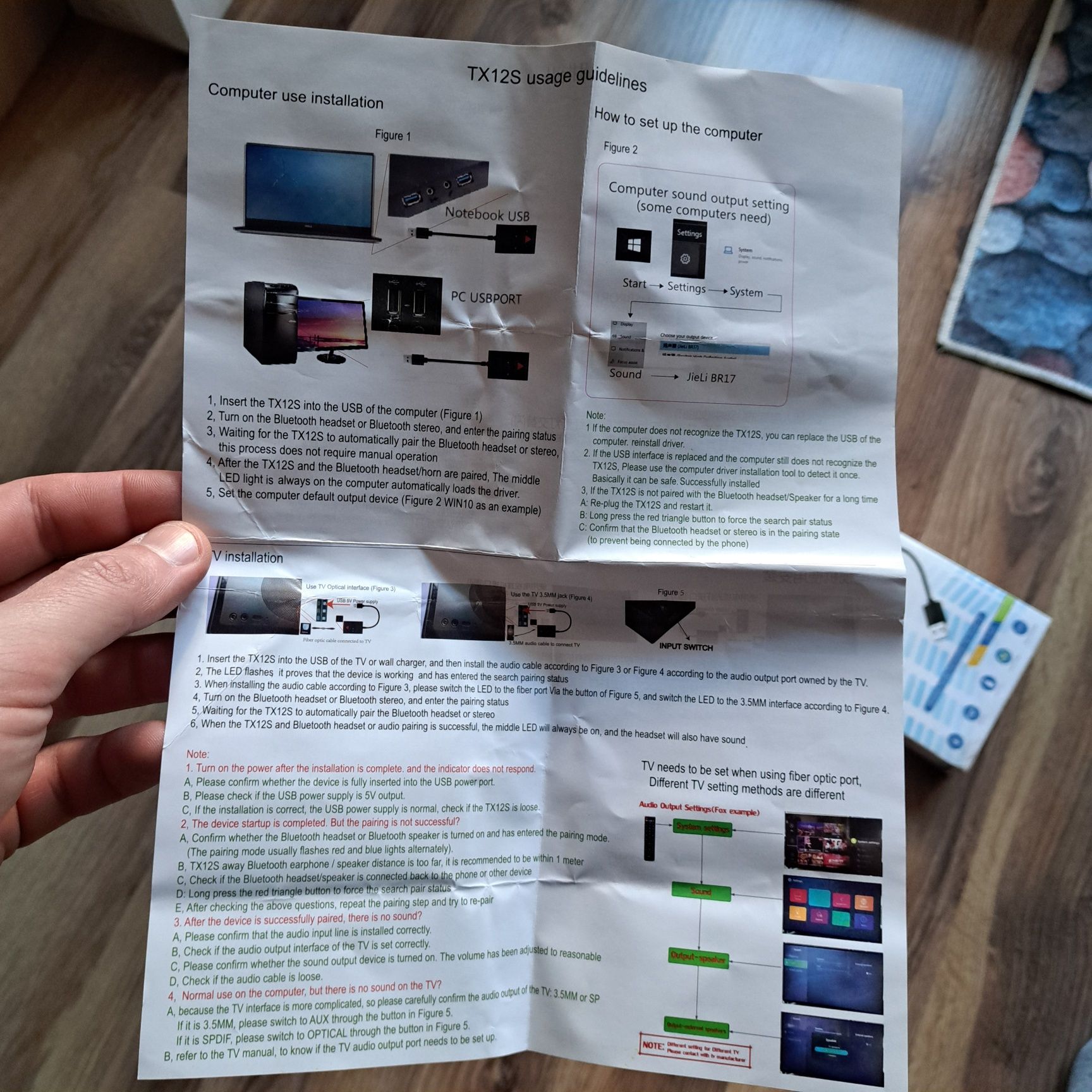 Mini bezprzewodowa Bluetooth 4.2 A2DP