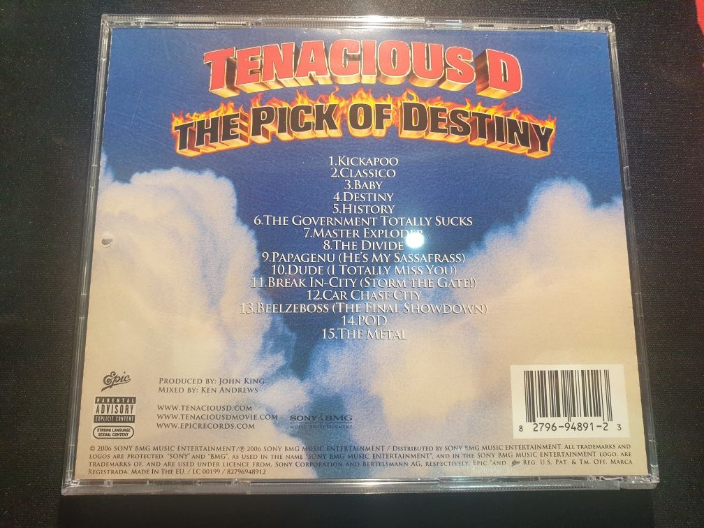 Tenacious D Pick of Destiny płyta CD