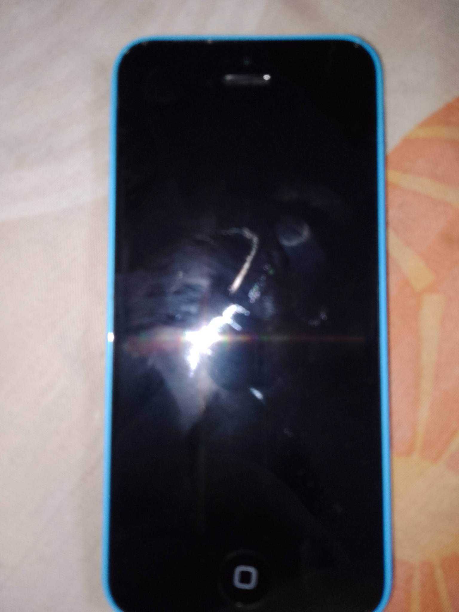 iPhone 5 c niebieski