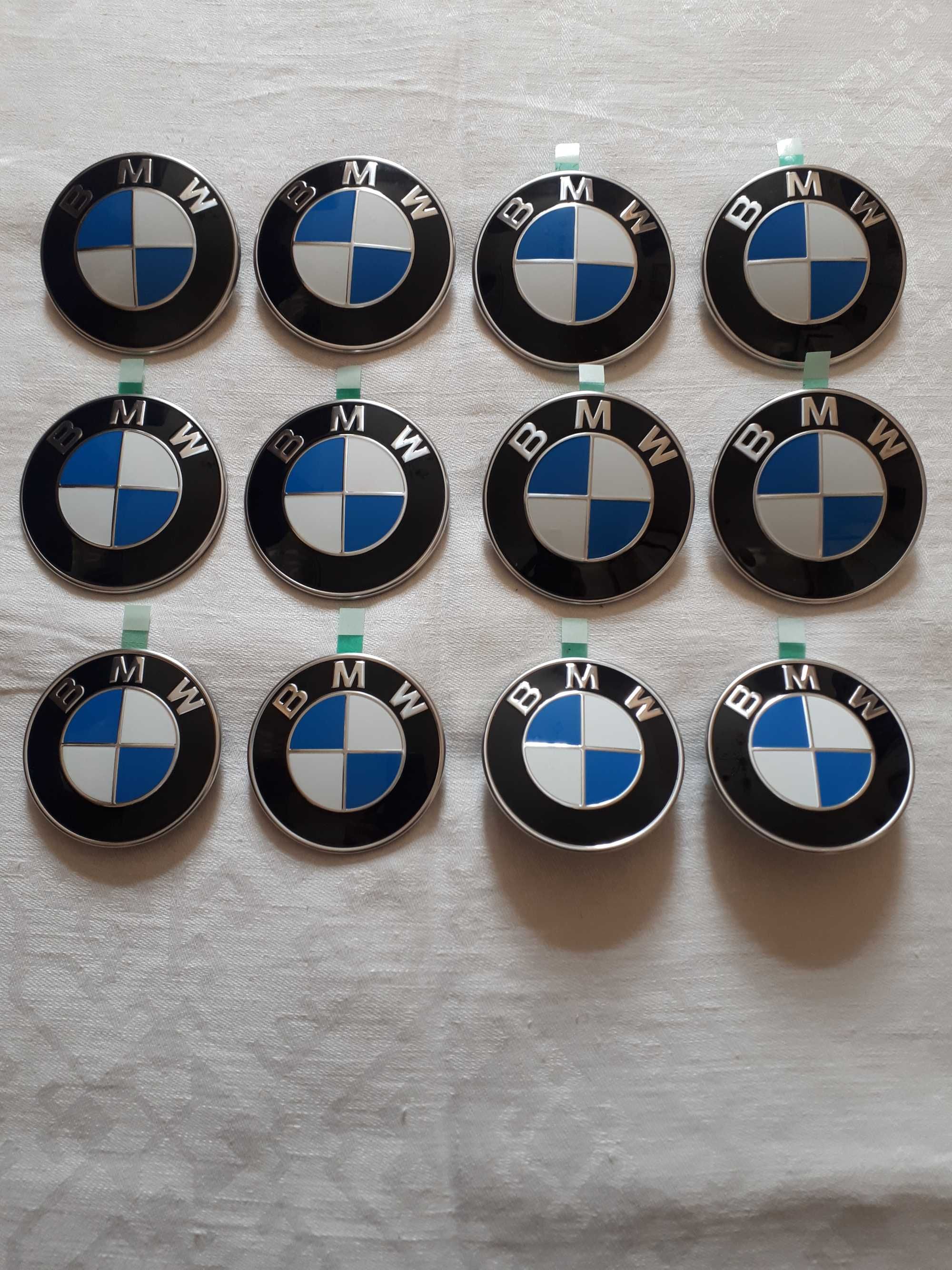 Эмблема значок BMW  82мм./74мм., серии E/F  (капот/багажник) Оригинал.