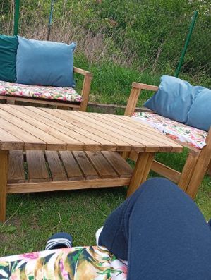 Narożnik ogrodowy tarasowy 195/195