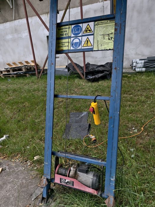 Winda dekarska mocna stalowa 13metrow