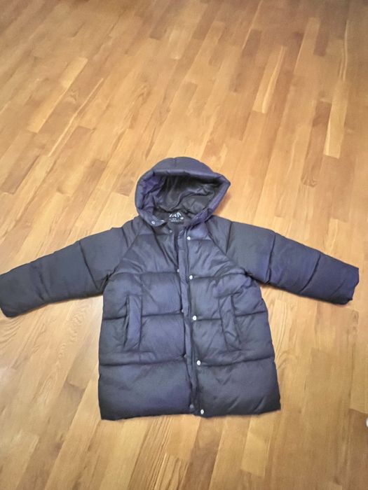 Зимова куртка zara ,дівчінці на зріст 140, 10-9 років