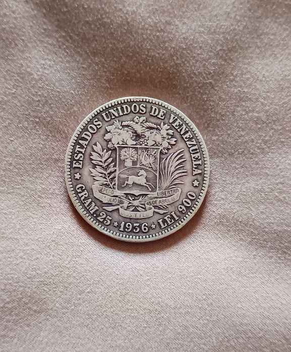 Moeda em prata 1936