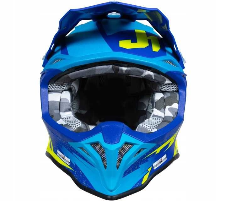 Kask kaski motocyklowy Cross Quad Motor S M L XL z homologacją POŁYSK