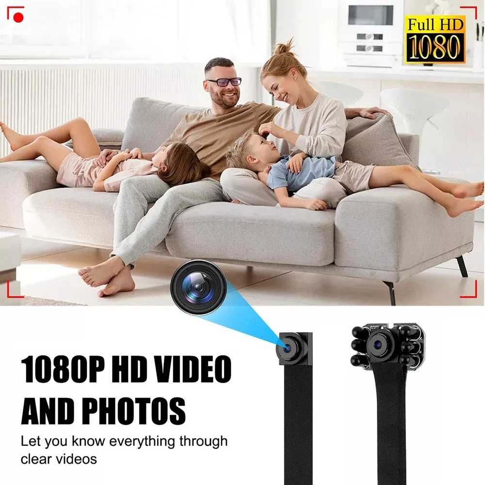 Kamera szpiegowska WiFi HD 1080P kamera DIY Mini kamera noktowizyjna