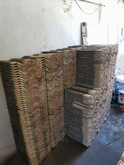 Telhas cimento Argibetão usadas