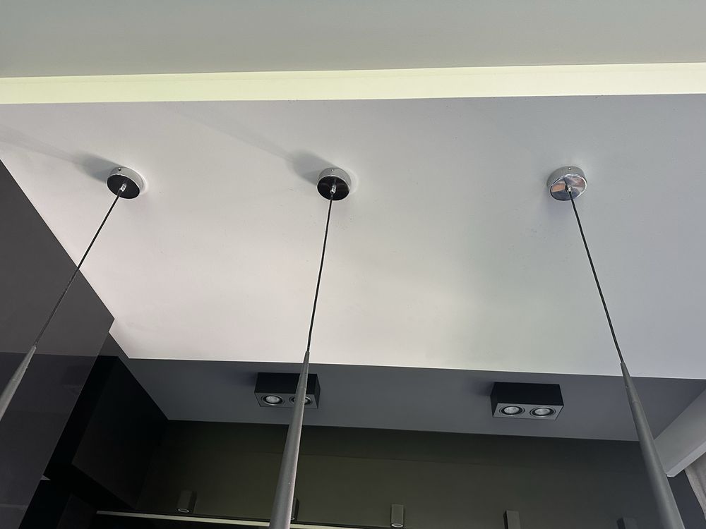 Lampy wiszace nad bar komplet