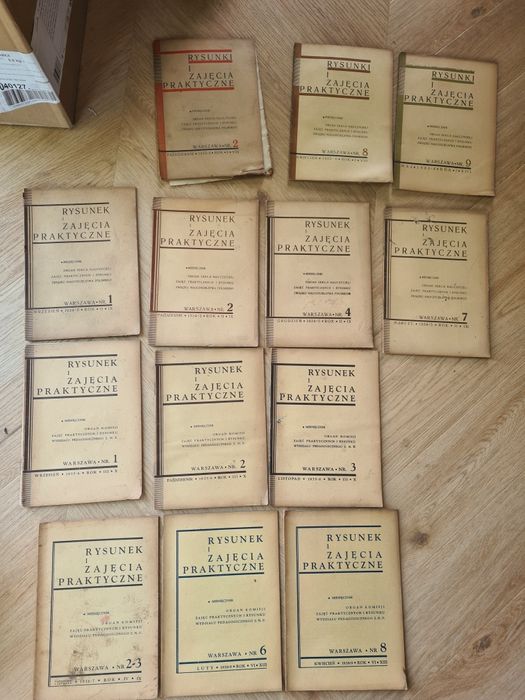 Rysunek i zajęcia praktyczne przedwojenne pismo dla nauczycieli
