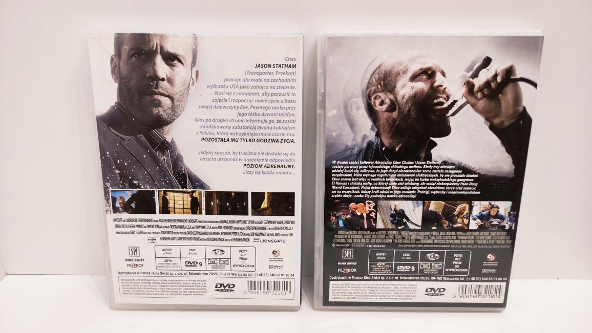 Adrenalina DVD Jason Statham 1+2