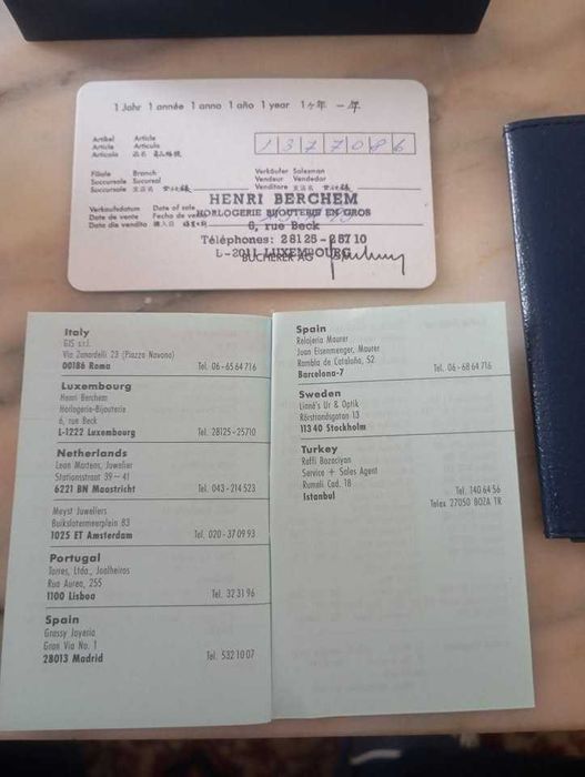 relógio raro e muito antigo marca Carl Bucherer.