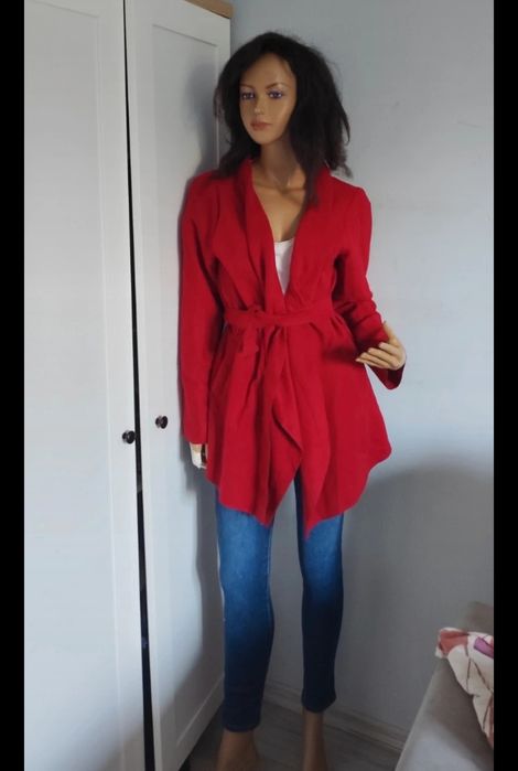 M/XL nowa, czerwona kurtka damska