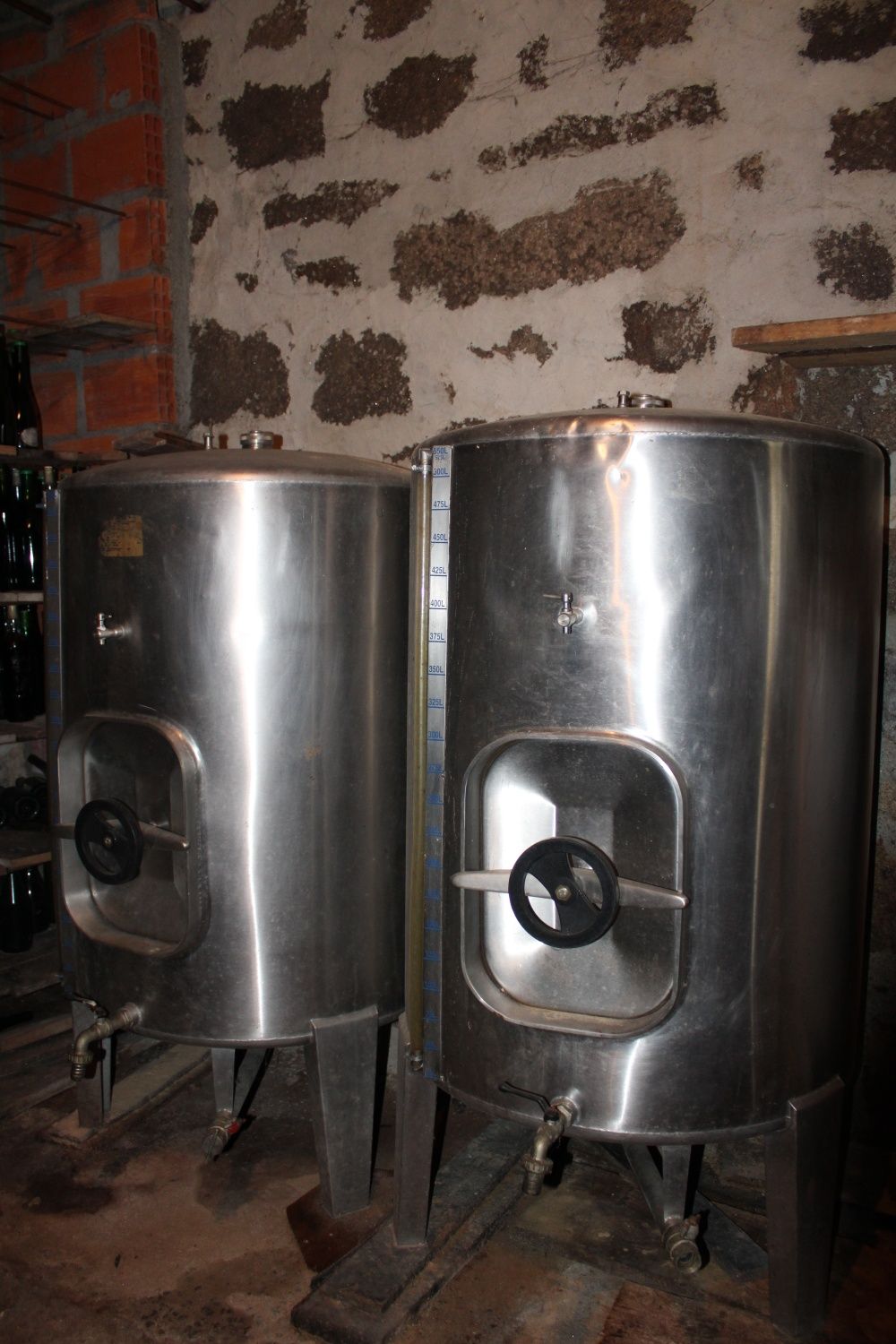 Cubas de inox (três)