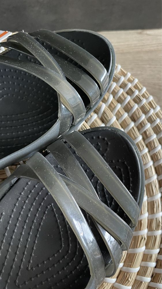 Crocs sandały Isabella Huarache 2 Flat Black W9 39/40
