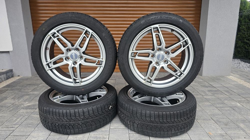 Opony zimowe 215/50/17, VW Seat Skoda Audi, 5x112 ET43 7.0J