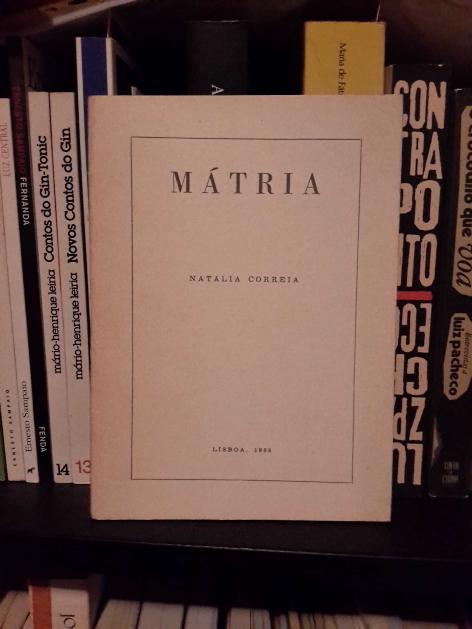 Natália Correia - Mátria (1.ª edição, 1968)