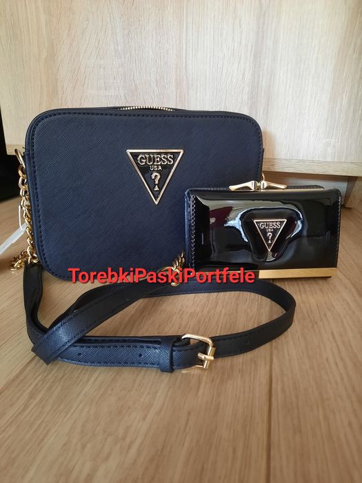 Nowy zestaw Guess , torebka + portfel.