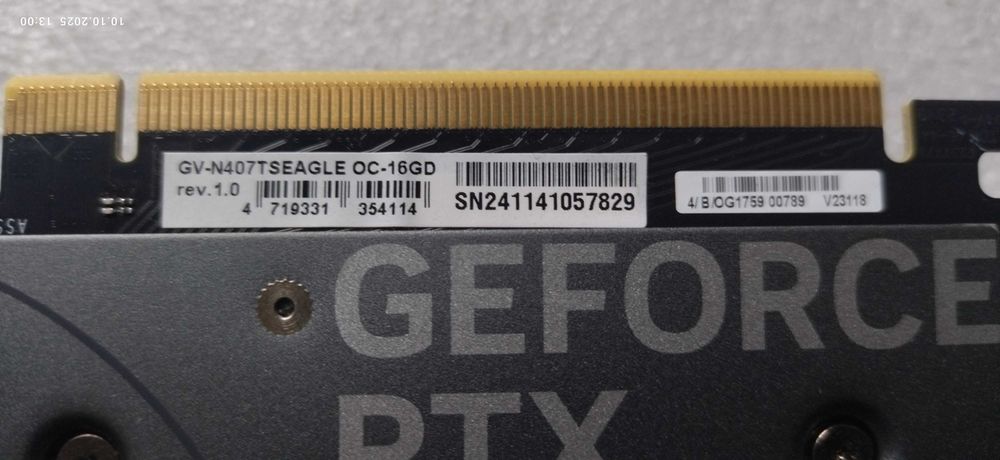 Gigabyte GeForce RTX 4070 Ti SUPER EAGLE OC 16 GB, INNO3D RTX 3070 TI