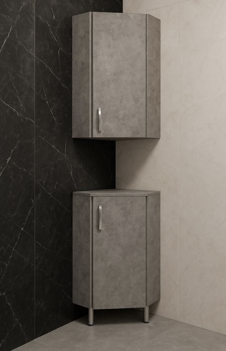 Szafka łazienkowa stojąca narożna