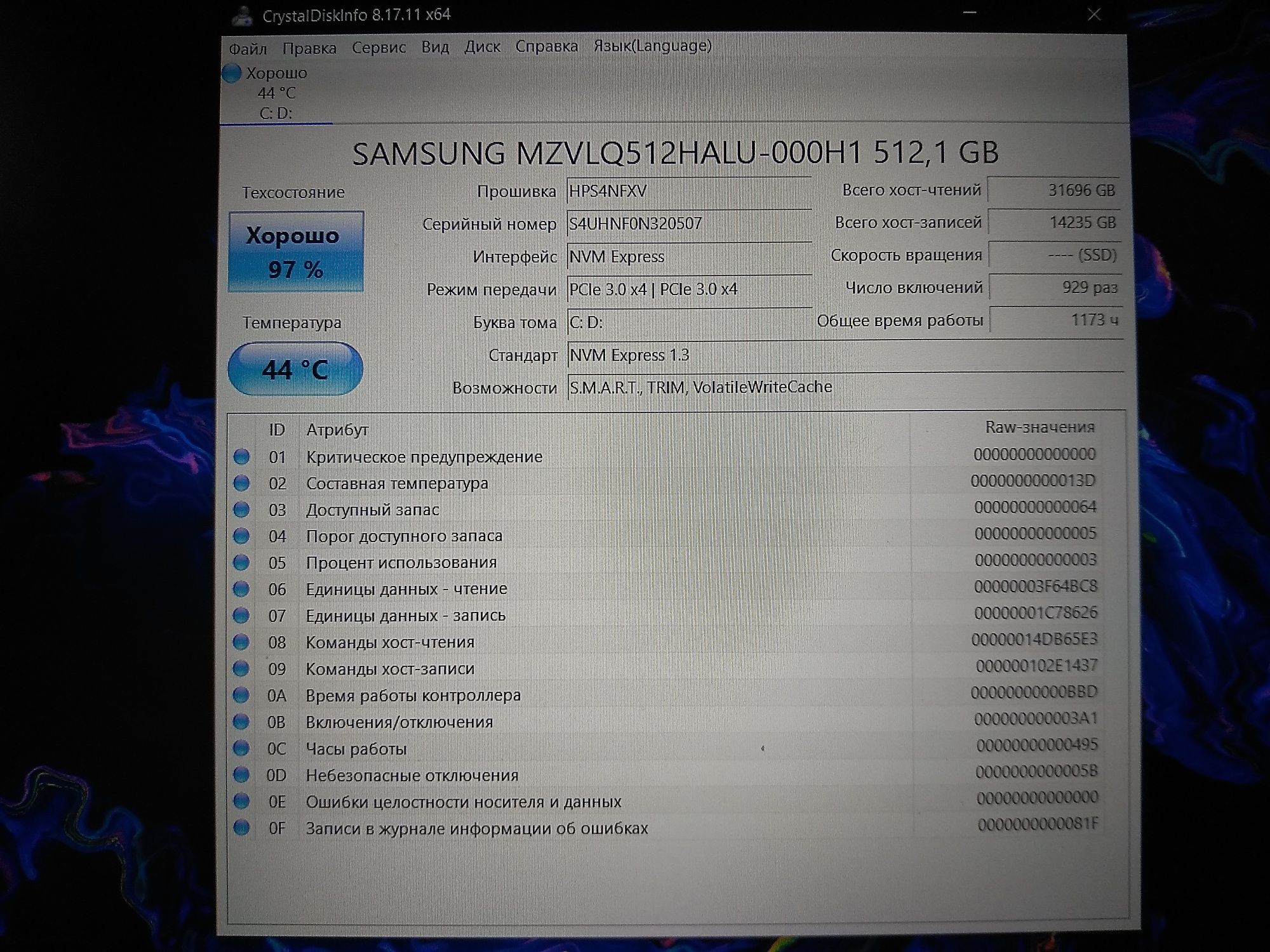 SSD накопичувач Samsung PM991 512 GB